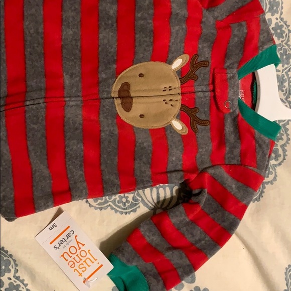 *NWT* Carter’s Reindeer Footed Pjs - Picture 5 of 6